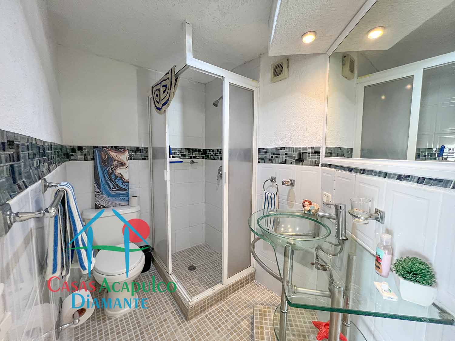 Torre Acapulco 910 - Baño completo de visitas 1